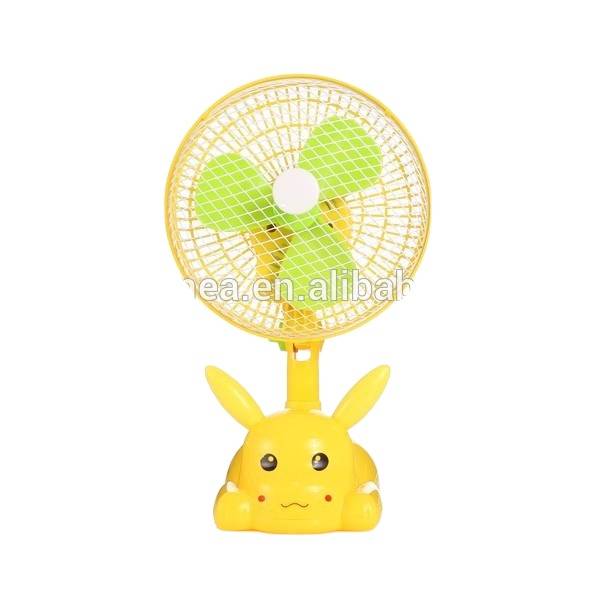 Durable using low price pikachu Cartoon cute portable hand held usb mini desk fan Featured Image