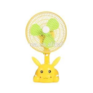 Custom high quality manufacture cheap cartoon cute portable hand held mini desk fan