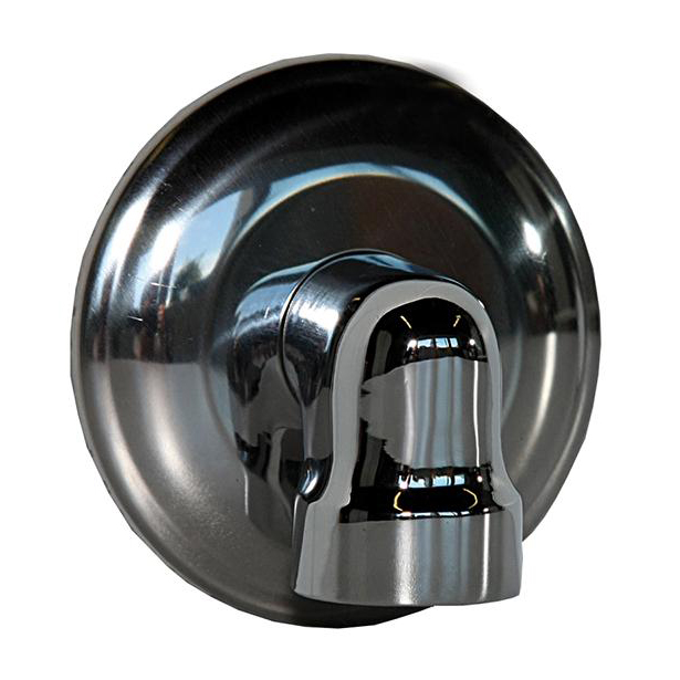 M594 - Chrome Plated M&F Elbow with Cover Plate