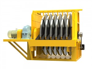 Mid – field strong semi – magnetic self – discharging tailings recovery machine
