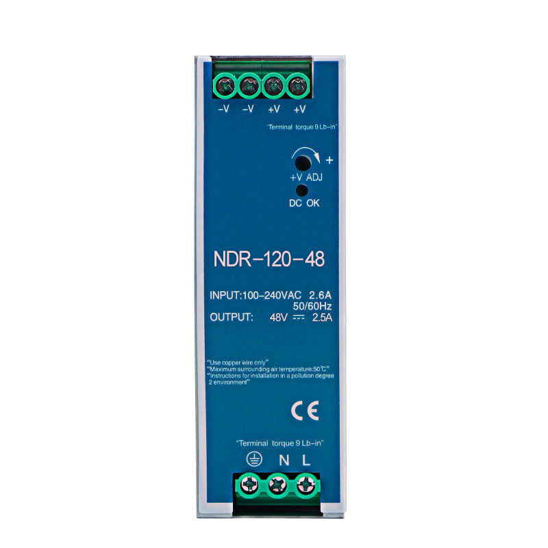 NDR-120-48 Din Rail power supply for Switch