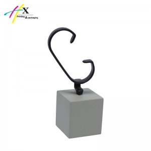 gray matte lacquered watch display stand