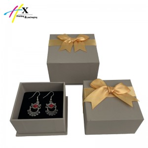 Recycle paper cardboard box for earring packing