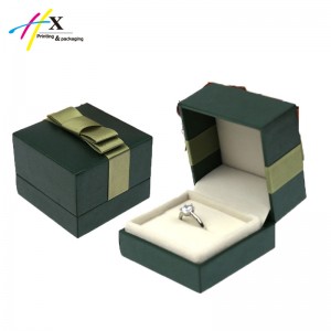 Small nice plastic box for ring packing