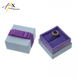 Beautiful plastic box for ring packing