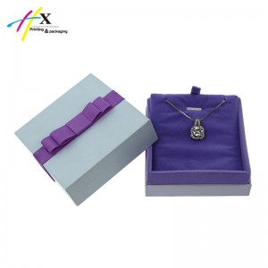 New style necklace packing plastic box with insert