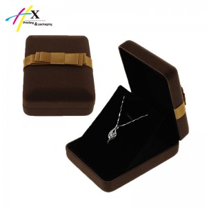 Velvet Jewelry Box for Necklace
