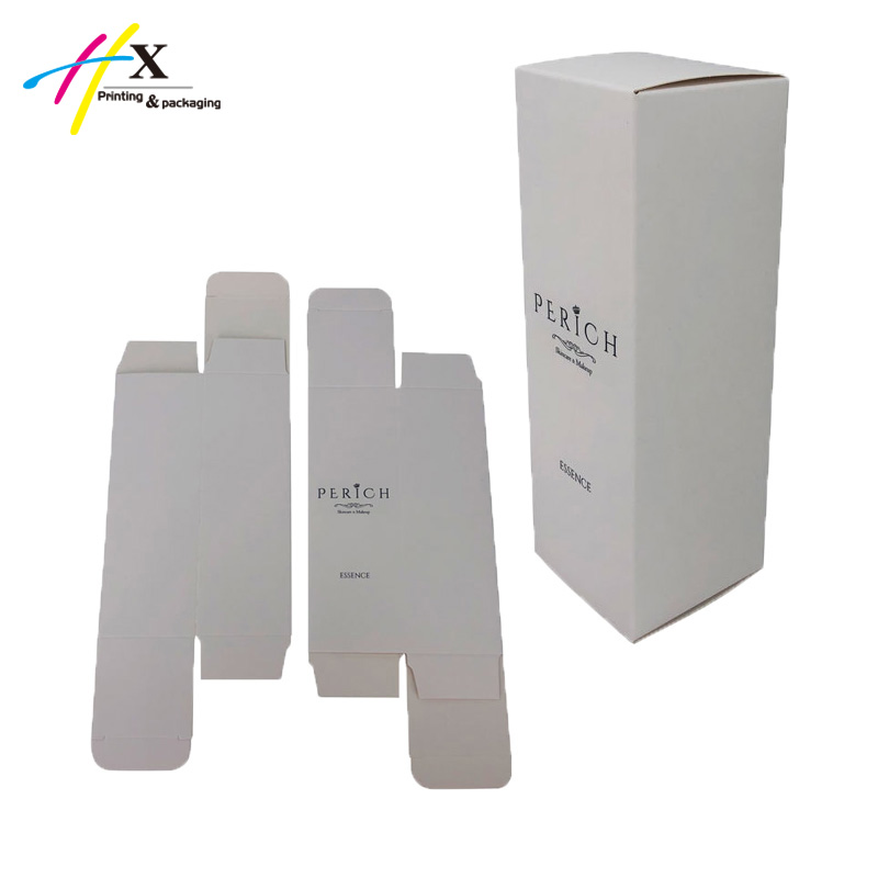 plain folding paper box for perfume bottle
