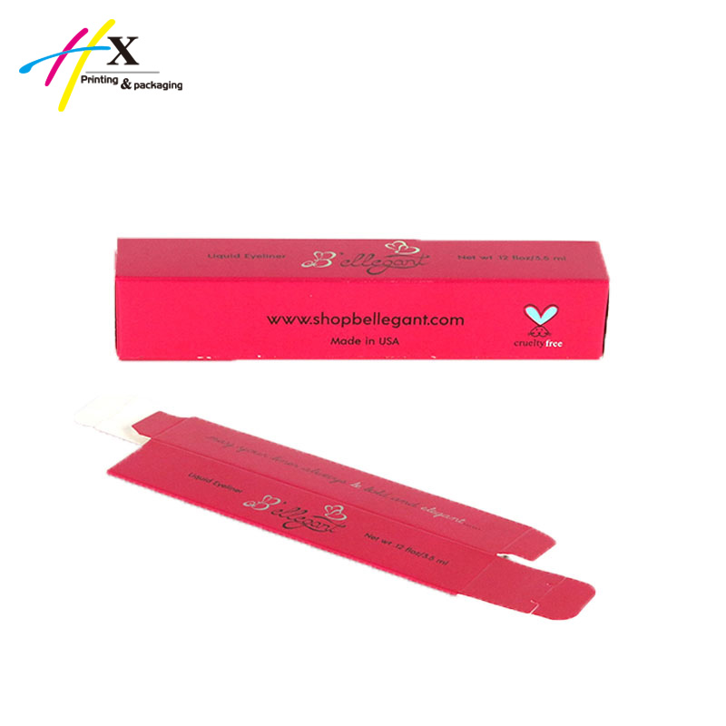 custom artwork printed paper lipstick box