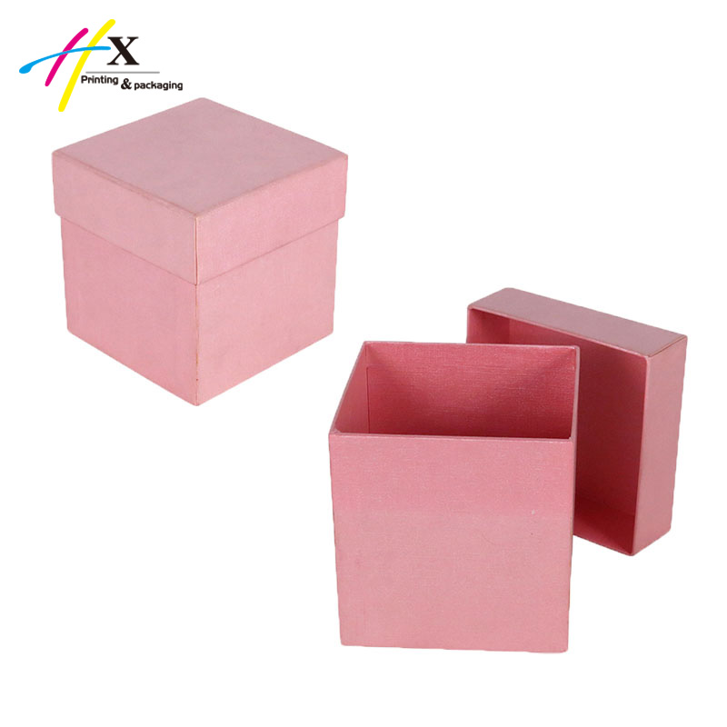 fancy pink paper gift box