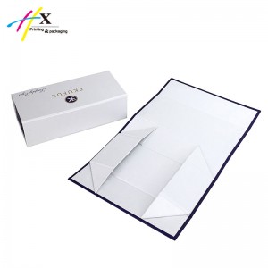 brand logo custom make folding paper box for sunglasses