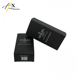 brand logo custom printing thin paper folding box for perfume