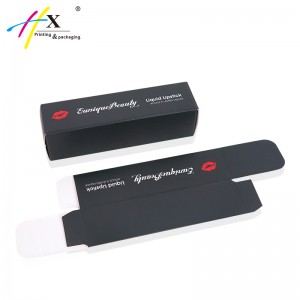 low price thin paper folding lipstick box with brand logo