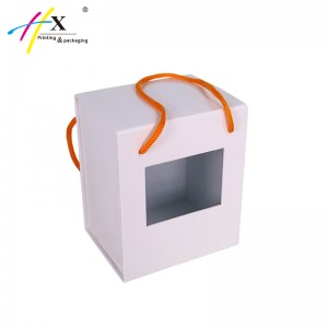 magnetic paper box with PVC window