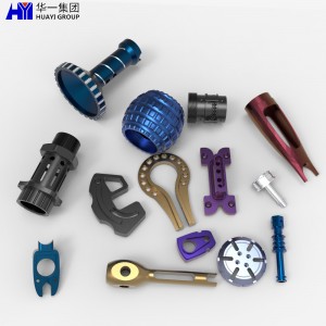 oem cnc machining service custom cnc anodized aluminum machining parts HYJD070096
