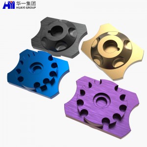 Servizos de fabricación de mecanizado cnc de China mecanizado cnc personalizado OEM pezas de aluminio anodizado HYJD070163
