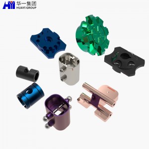china cnc machining fabrication services oem custom cnc machining anodized aluminum parts HYJD070163