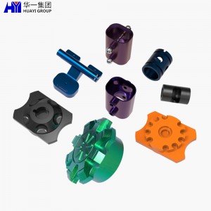 china cnc-bewerking fabricagediensten oem aangepaste cnc-bewerking van geanodiseerde aluminium onderdelen HYJD070163