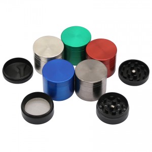 Hot Selling Custom Cheap 4-layer Zinc Alloy Herb Grinder for Smoking Accessories HYJD070127