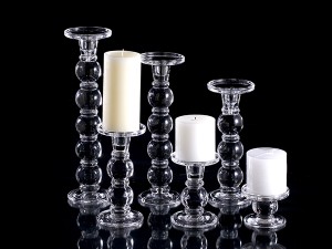 Crystal ball candlestick series with  6 sizes