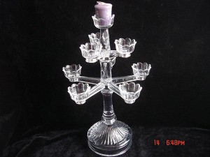 Several forked candle sticks