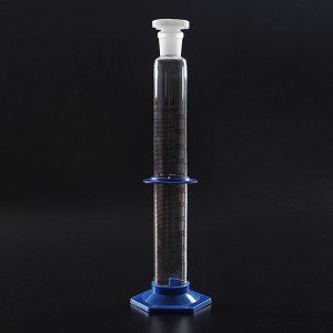 Cheapest Factory China Graduated 50ml 500ml 1000ml glass Hexagonal Base Measuring Cylinder with Spout