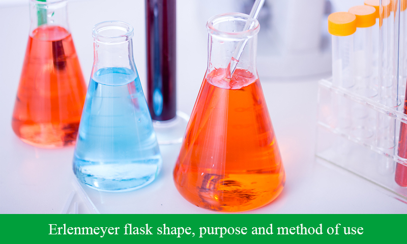 Erlenmeyer flask shape, purpose and method of use