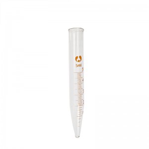 Wholesale ODM Lab 50ml Glass Conical Bottom Centrifuge Tube