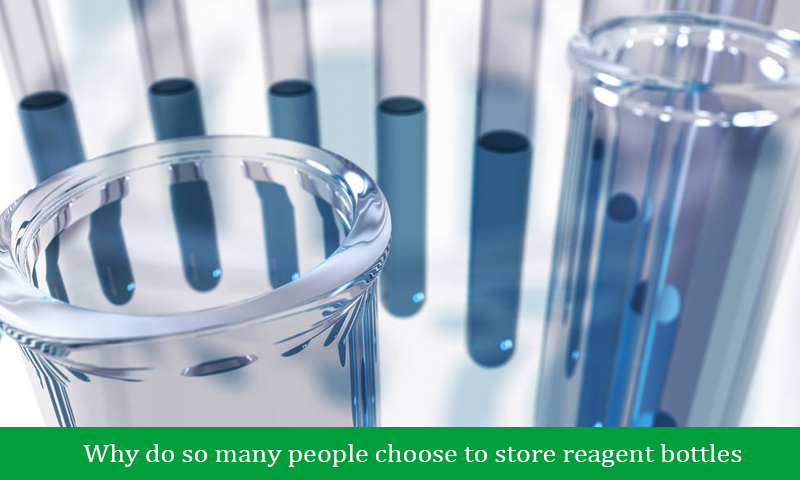 Why do so many people choose to store reagent bottles