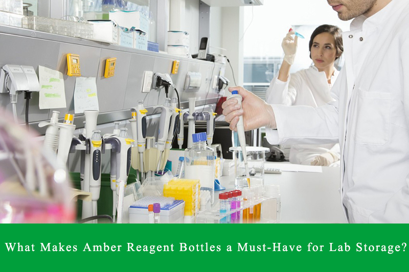 Was macht bernsteinfarbene Reagenzflaschen zu einem Muss für die Aufbewahrung im Labor?