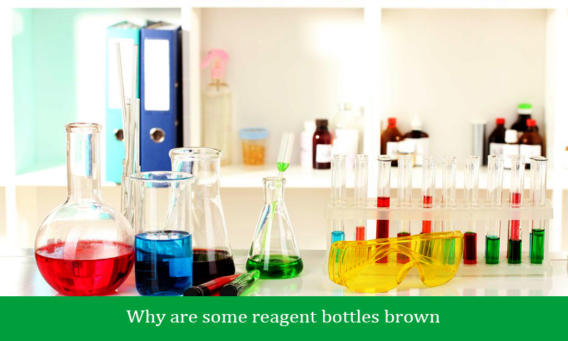 Why are some reagent bottles brown