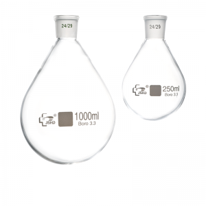 Factory supplied China Jshd Hot Sale Glassware Laboratory flask pear shape