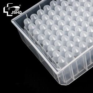 Factory wholesale 8-Link Pcr Tube Without Cap - PP Square holes and Round holes Deep Well Plate  – Huida