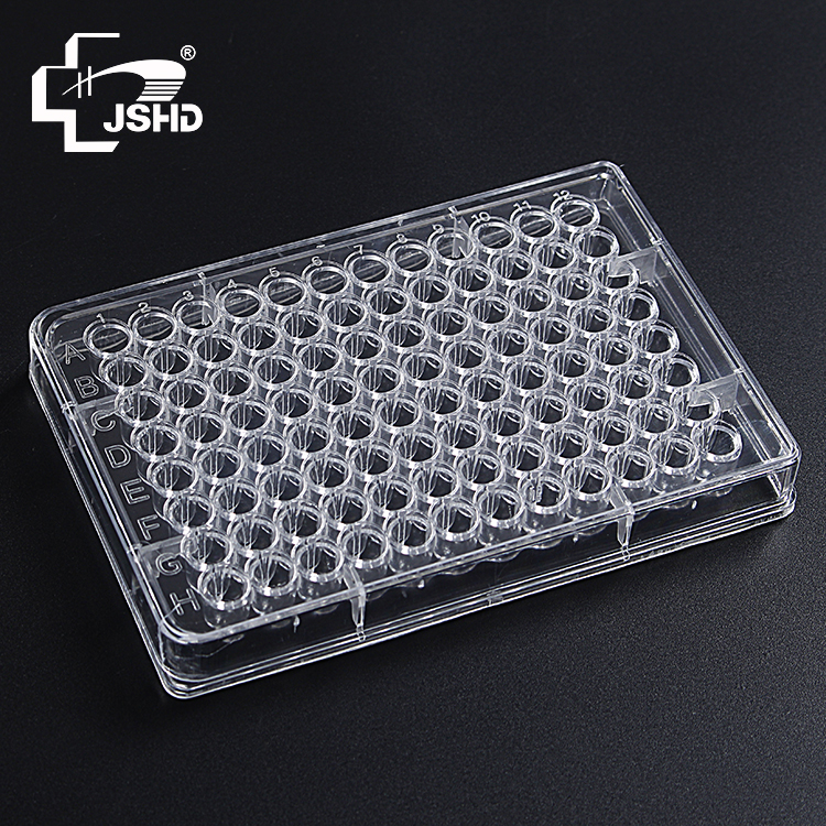 Factory wholesale cell culture plate with treatment - 96wells  flat bottom, U-shaped, V-shaped and detachable culture plates  – Huida