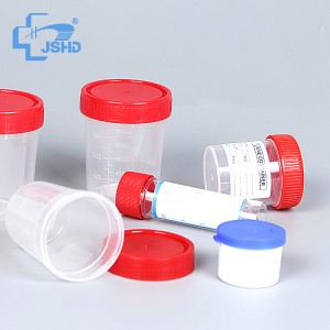 Hot-selling China 30ml 60ml 100ml 120ml Plastic Test Collection Specimen Urine Specimen Collection Container