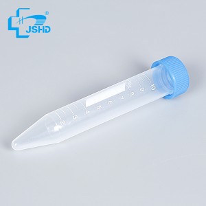 Laboratory Disposable Medical Conical Bottom 10ml Centrifuge Test Tubes With Screw Cap