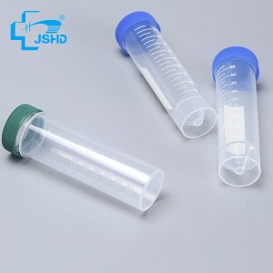 Medical Laboratory Comsumables Polypropylene Plastic 50ml Centrifuge Tube With Cap