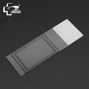 Factory Promotional slides for microscopes- Different printing super white glass Quality control slides  – Huida