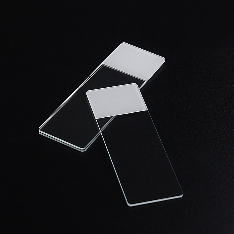 double frosted cut edge glass microscope slides 