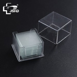 China OEM China 100pcs Microscope Cover Glass Transparent Slides Cover microscope slip 22x22mm