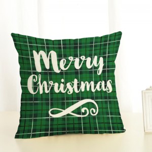 Christmas Pillow Cover Merry Christmas Throw Cushion Covers Tree Reindeer Star Pillow Case for Party Home Decoration