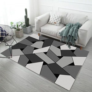 Modern Luxury Polyester 3d Custom Washable Hotel Printed Floor Rugs Carpet For Living Room