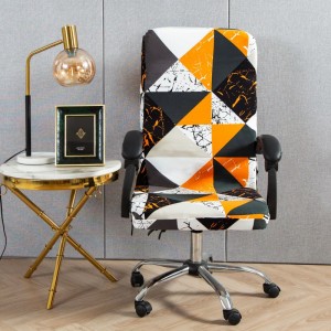 Printed Office Chair Covers, Stretch Computer Chair Cover Universal Boss Chair Covers