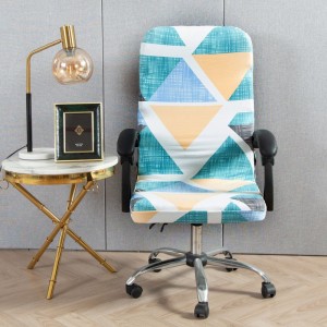 Printed Office Chair Covers, Stretch Computer Chair Cover Universal Boss Chair Covers