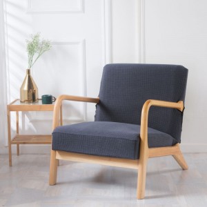 Wooden Lounge Chair Cover for Living Room Bedroom Apartment