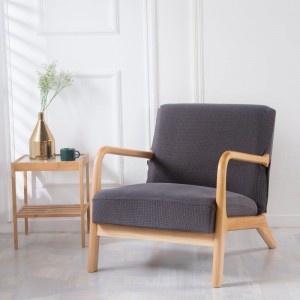 Wooden Lounge Chair Cover for Living Room Bedroom Apartment