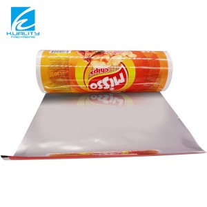 Eco-friendly laminated plastic packaging chips packing roll film