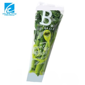 Fruit and vegetables packaging materials clear bag with air hole wholesale