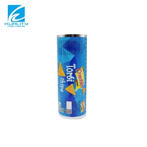 Custom printing multilayer laminated plastic snack chips candy biscuit packaging materials