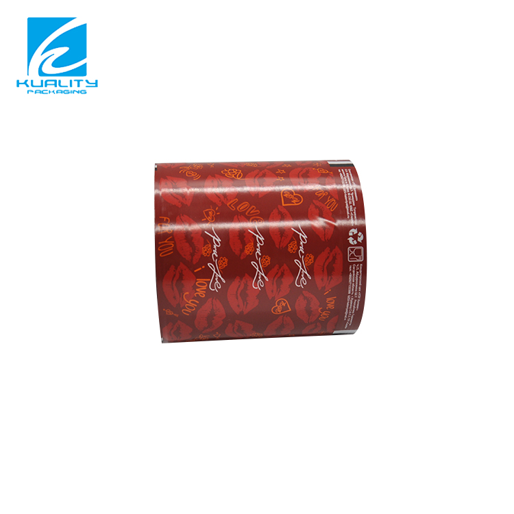 Customized Printed Laminated Aluminum Foil Flow Wrapper Film Cold Seal Protein Bar Featured Image